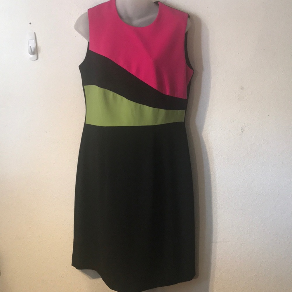 DANNY & NICOLE NEW YORK sleeveless sheath dress 10